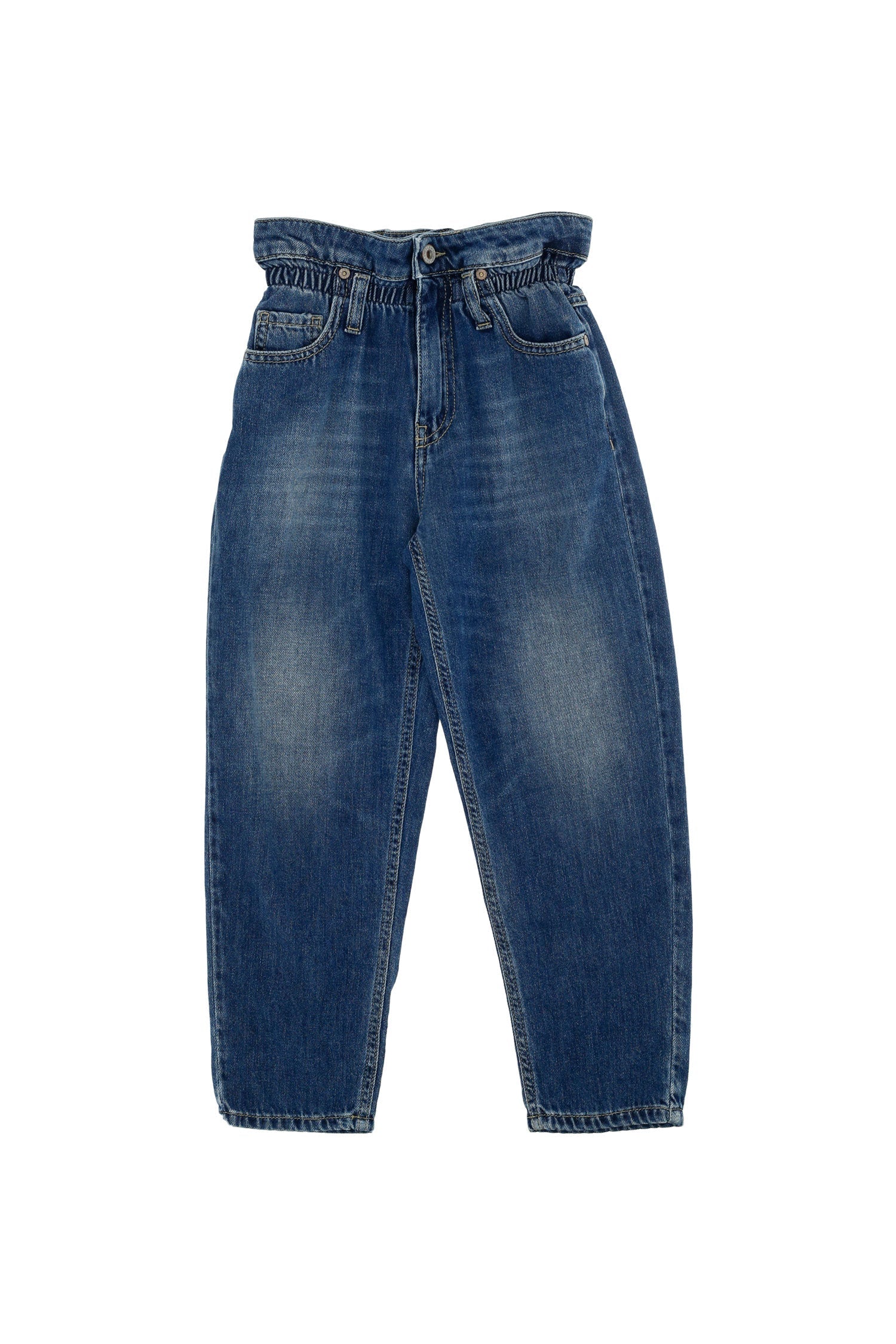 Please Pantalone Denim Paperbag PHG3B37G31 1670 blu denim