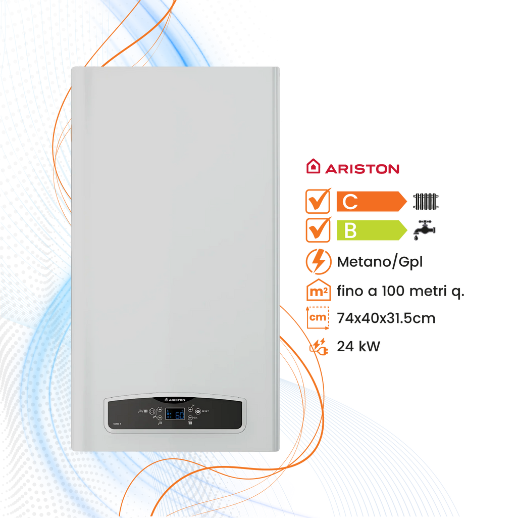 Caldaia Ariston Cares X Cf 24kW a Camera Aperta
