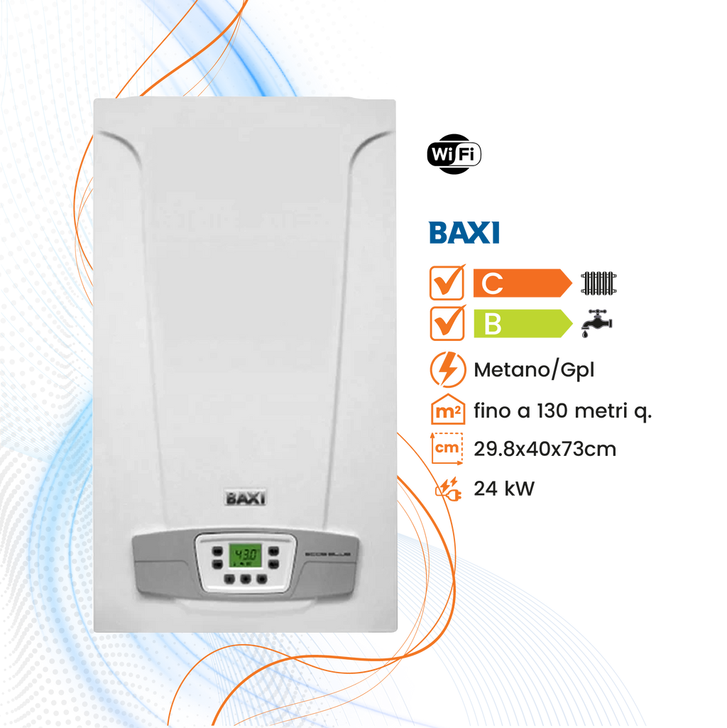 Caldaia Baxi Eco5 Blue a Camera Aperta