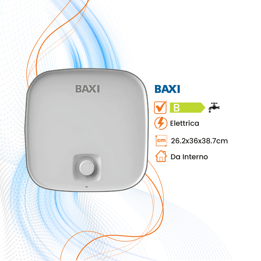 Scaldabagno Baxi AcquaPocket Elettrico Sopralavello/Sottolavello