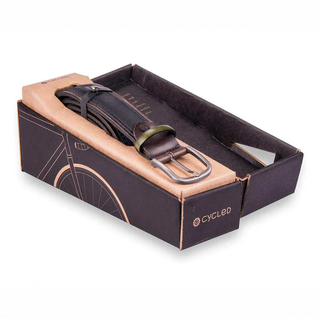 Supercorsa cintura in pelle Cycled - 05