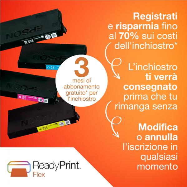 EPSON MULTIFUNZIONE INK A4 COLORE, WF-2930DWF, 33PPM, FRONTE/RETRO, ADF, USB/WIFI, 4 IN 1 [C11CK63403]