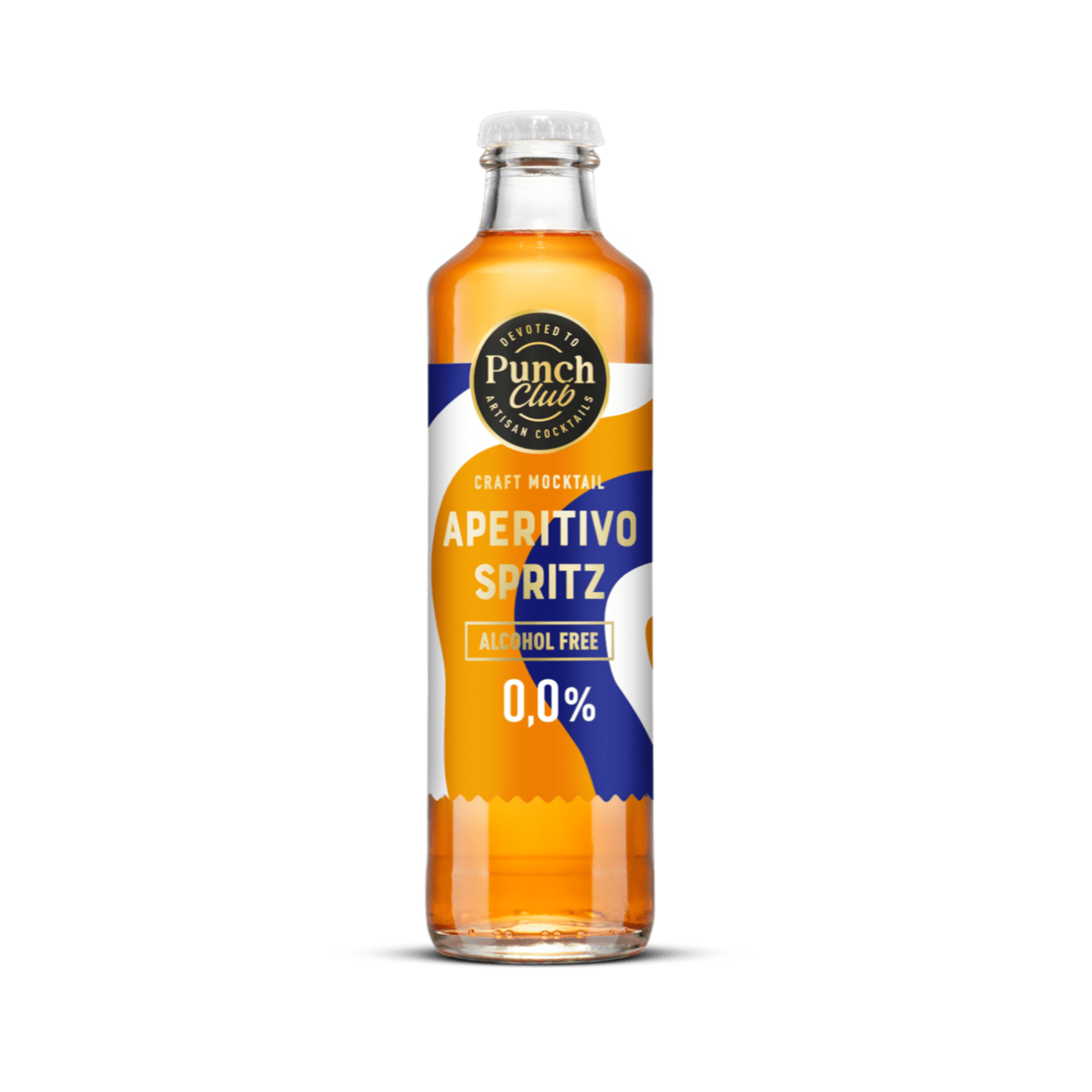 Punch Club, Spritz analcolico, 250 ml - Confezione da 12 bottiglie
