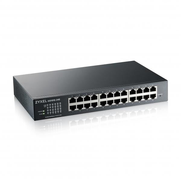ZYXEL SWITCH MANAGED 24 PORTE GIGABIT, DESIGN SENZA VENTOLE, DESKTOP, NEBULAFLEX [GS1915-24E-EU0101F]