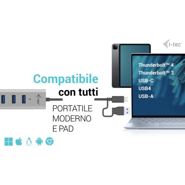 i-tec USB-C Charging Metal HUB 7 Port [C31HUBMETAL703]
