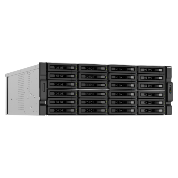 QNAP TS-H3087XU-RP NAS Armadio (4U) Collegamento ethernet LAN Nero, Bianco E-2378 [TS-H3087XU-RP-E2378-64G]