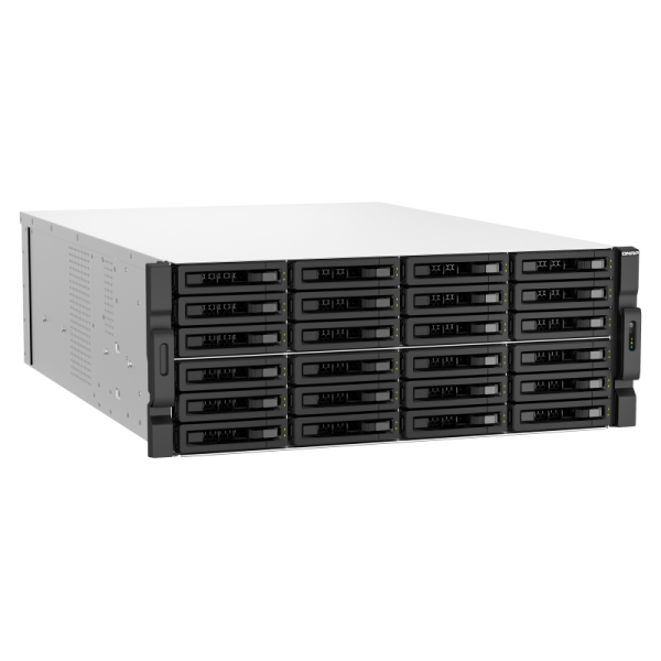 QNAP TS-H3087XU-RP NAS Armadio (4U) Collegamento ethernet LAN Nero, Bianco E-2378 [TS-H3087XU-RP-E2378-64G]