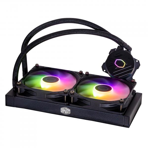 Cooler Master MasterLiquid 240L Core ARGB Processore Liquid cooling kit 12 cm Nero [MLW-D24M-A18PZ-R1]