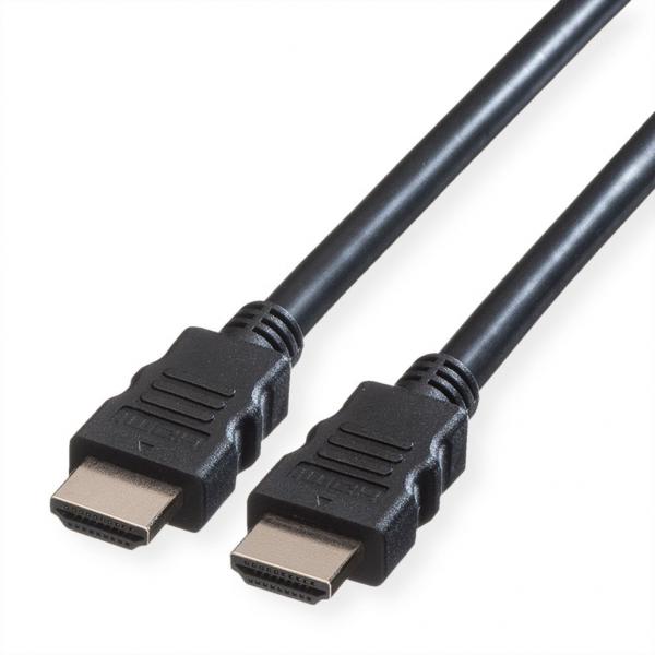 ROLINE GREEN CAVO HDMI HIGH SPEED CABLE, M/M, BLACK, 1M [11.44.5571]