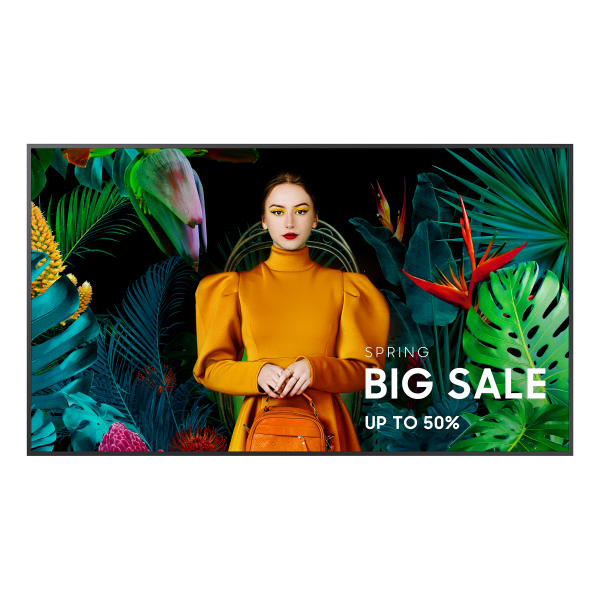 Samsung QB55C Pannello piatto per segnaletica digitale 139,7 cm (55") LCD Wi-Fi 350 cd/m 4K Ultra HD Nero Processore integrato Tizen 16/7 [LH55QBCEBGCXEN]