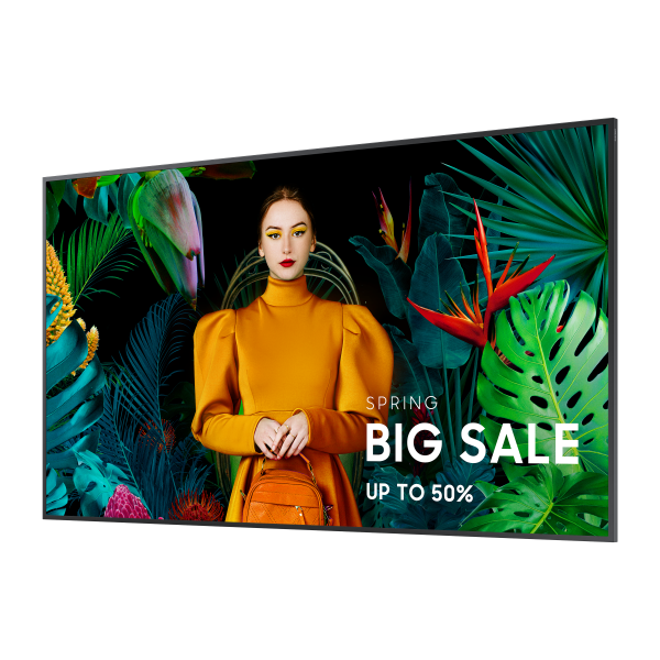 Samsung QH55C Pannello piatto per segnaletica digitale 139,7 cm (55") LCD Wi-Fi 700 cd/m 4K Ultra HD Nero Processore integrato Tizen 24/7 [LH55QHCEBGCXEN]