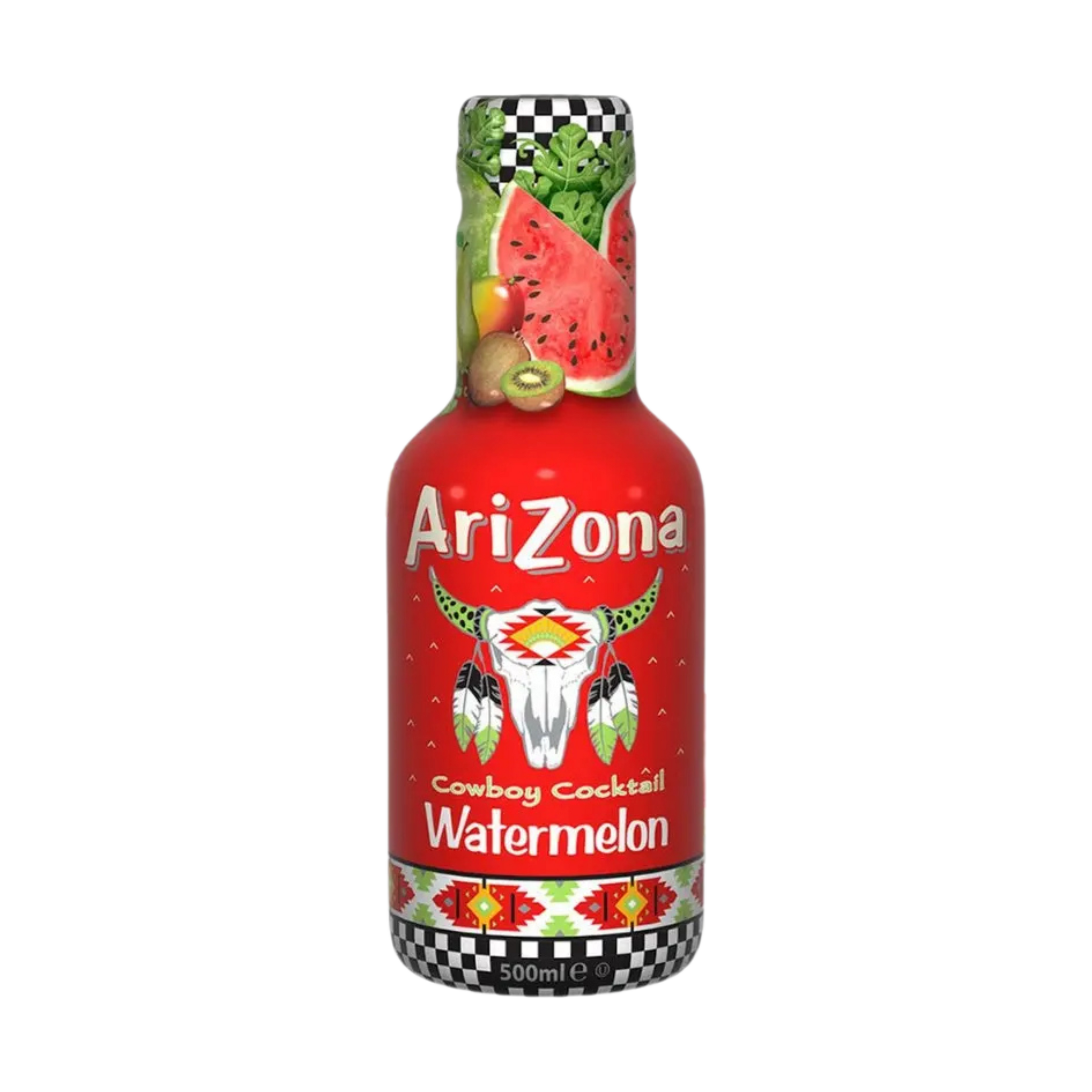 Arizona Cowboy Cocktail Watermelon, bevanda all'anguria da 500ml - Confezione da 6 pezzi
