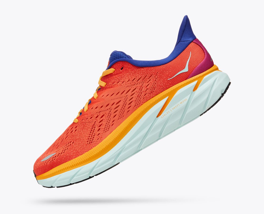 Hoka One One scarpa da corsa da donna Clifton 8 1119394/FBLN blu