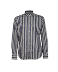 CAMICIA SLIM GIO' BLU E MORO
