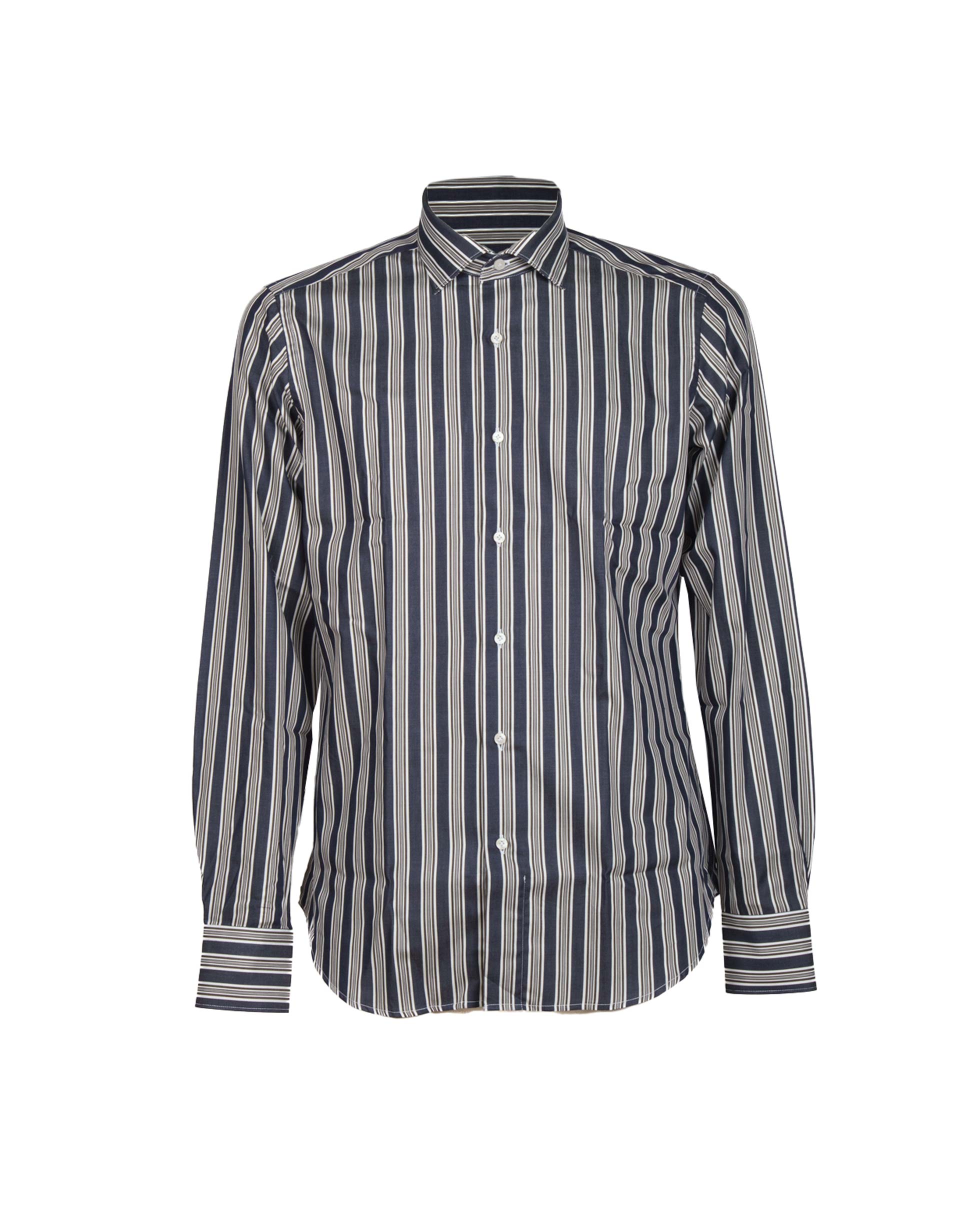 CAMICIA SLIM GIO' BLU E MORO