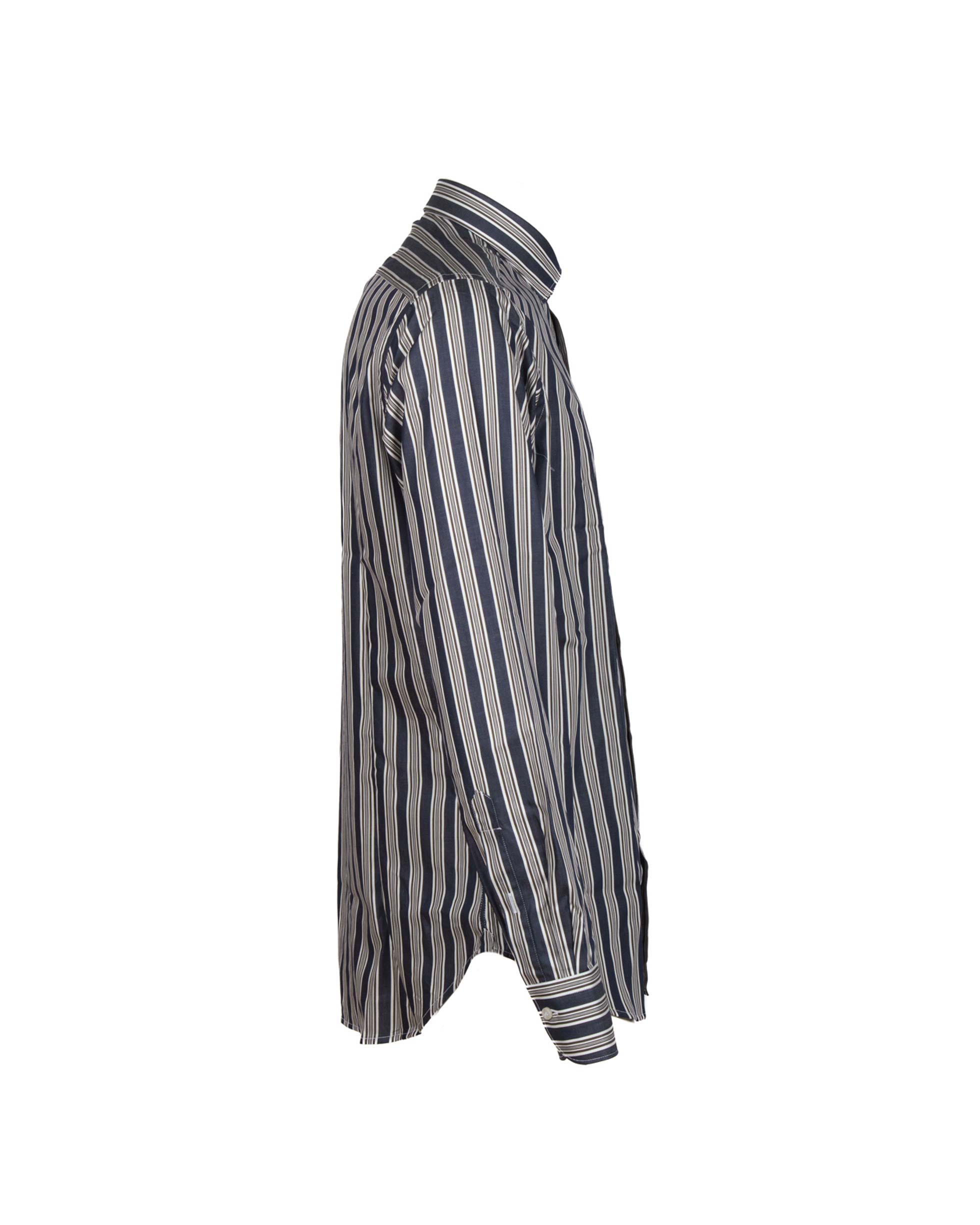 CAMICIA SLIM GIO' BLU E MORO