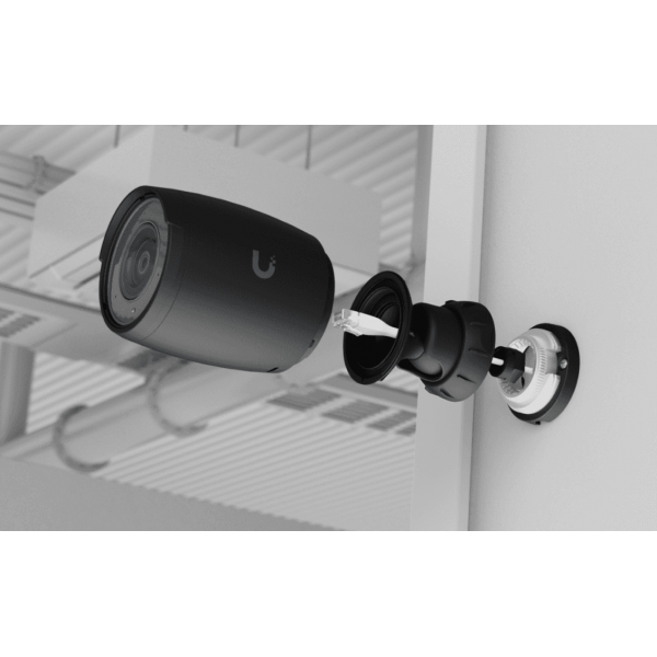 Ubiquiti - UVC-AI-Pro - UniFi Indoor/Outdoor 4K PoE camera, 3x optical zoom, 25 m (82 ft) IR night vision, Advanced AI - Detect people, read license plates, and more [UVC-AI-Pro]