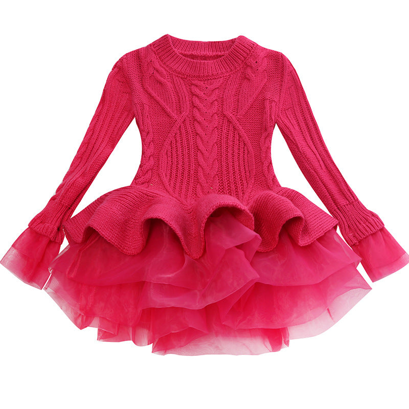 Elegante abitino caldo per bambina