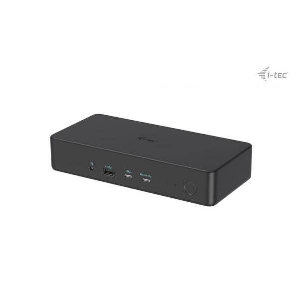 i-tec USB 3.0 / USB-C / Thunderbolt 3 Professional Dual 4K Display Docking Station Generation 2 + Power Delivery 100W [CADUAL4KDOCKPD2IT]