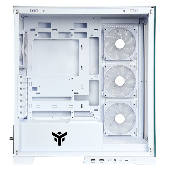 ITEK CASE SHOWBUI 45W - GAMING TOWER, ATX, 4X12CM ARGB FAN, 2XUSB3, TYPE-C, SIDE FRONT PANEL TE [ITGCASB45W]