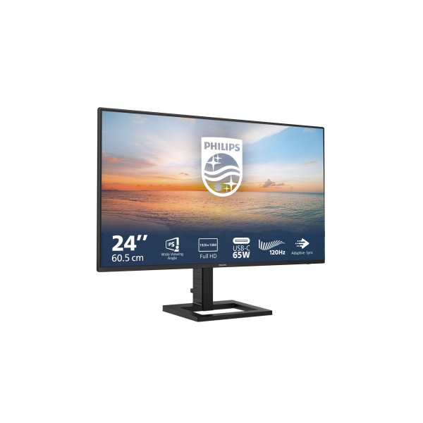Philips Serie 1000 24E1N1300AE/00 Monitor PC 60,5 cm (23.8") 1920 x 1080 Pixel Full HD LCD Nero [24E1N1300AE/00]