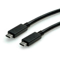 ROLINE GREEN CAVO USB3.2 GEN2, PD 20V5A, WITH EMARK, C - C, M/M, BLACK, 0.5M [11.44.9056]