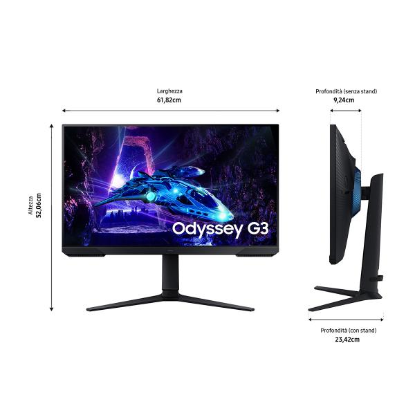 Samsung Monitor Gaming Odyssey G3 - G30D da 27'' Full HD [LS27DG300EUXEN]