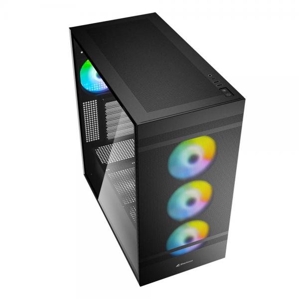 Sharkoon C50 BLACK Full Tower Nero [REBELC50BLACKRGB]