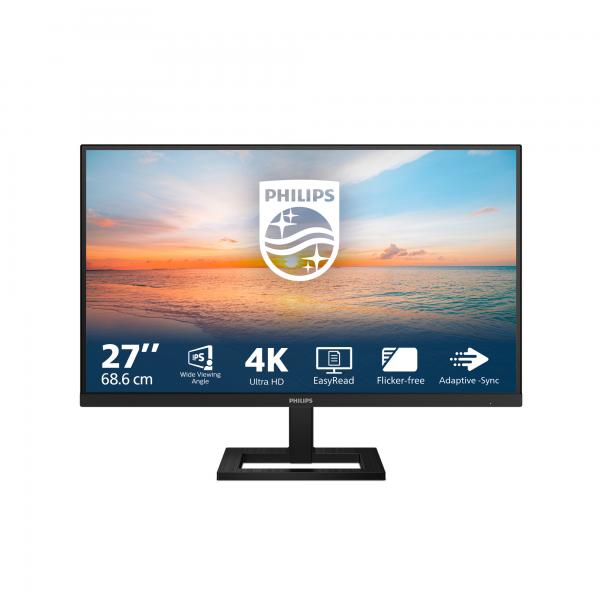 Philips Serie 1000 27E1N1900AE/00 LED display 68,6 cm (27") 3840 x 2160 Pixel 4K Ultra HD LCD Nero [27E1N1900AE/00]