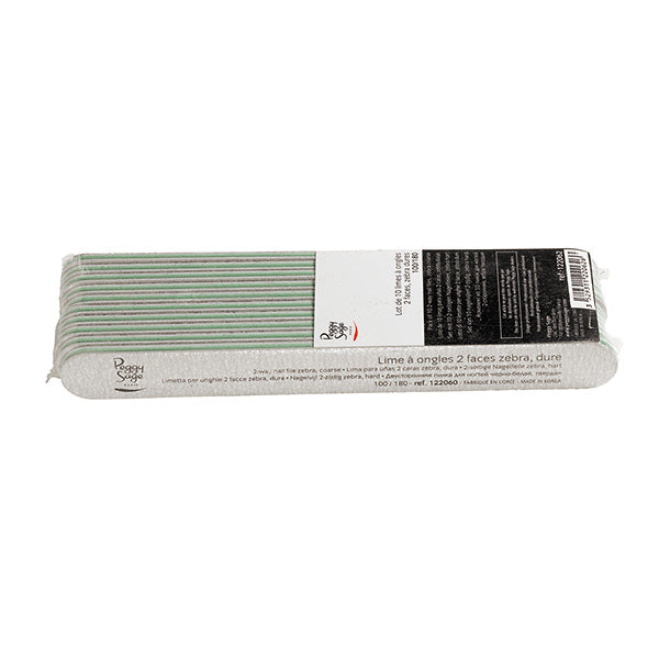 PEGGY SAGE  LOTTO 10 LIMETTE 2 FACCE 100/180, ZEBRA