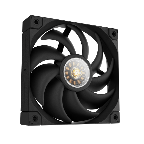 DEEPCOOL VENTOLE CASE FT12 NERA 12cm POTENTE SILENZIOSA DURATURA 4PIN PWM [R-FT12-BKWPN1-G]