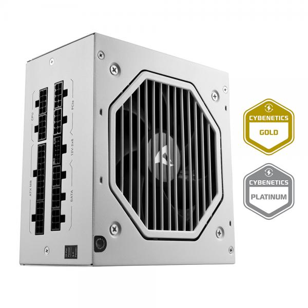 Sharkoon Rebel P20 alimentatore per computer 850 W 24-pin ATX ATX Bianco [REBELP20850WWHITE]
