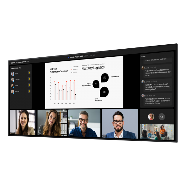 Samsung LH105QPD5BGXEN visualizzatore di messaggi 2,67 m (105") Wi-Fi 500 cd/m 5K Ultra HD Nero Tizen 7.0 24/7 [LH105QPD5BGXEN]