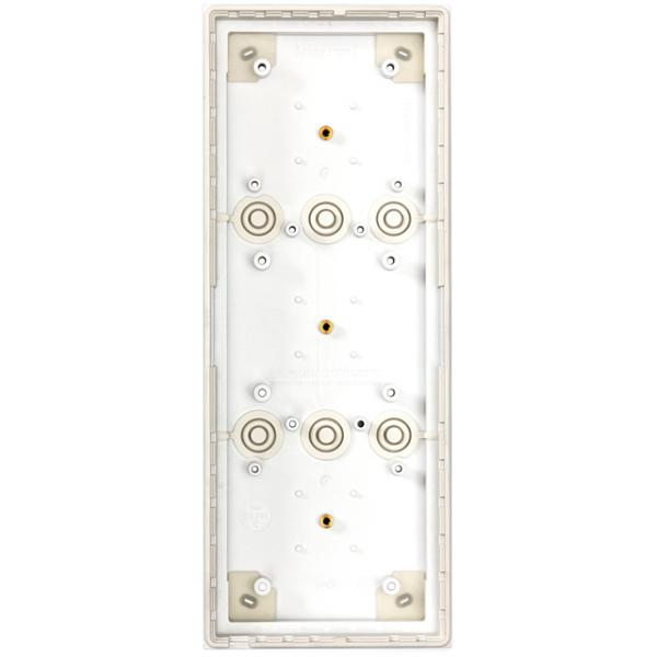 MOBOTIX MX-OPT-BOX-3-EXT-ON-PW- Triple On-Wall Mount, White - per video IP door station T24 - PROMO FINO AD ESAURIMENTO SCORTE [MX-OPT-BOX-3-EXT-ON-PW]