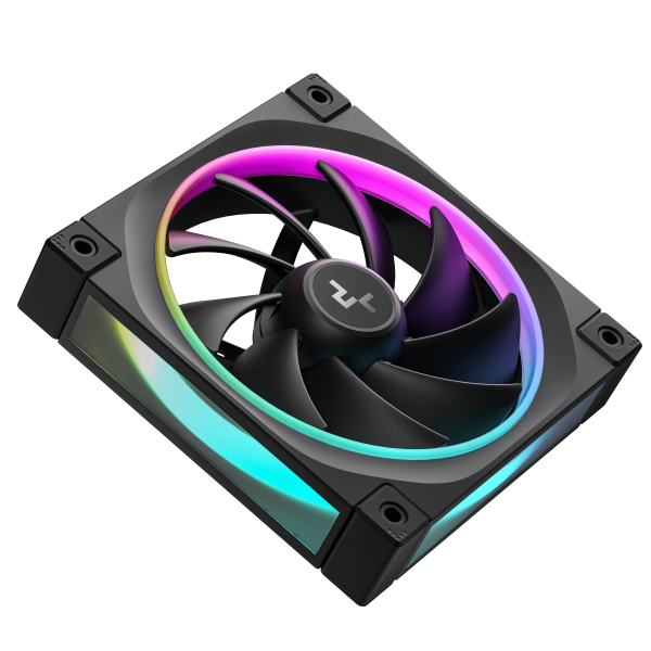 DEEPCOOL VENTOLE CASE FL12 NERA ARGB PWM BASSO RUMORE [R-FL12-BKAPN1-G]