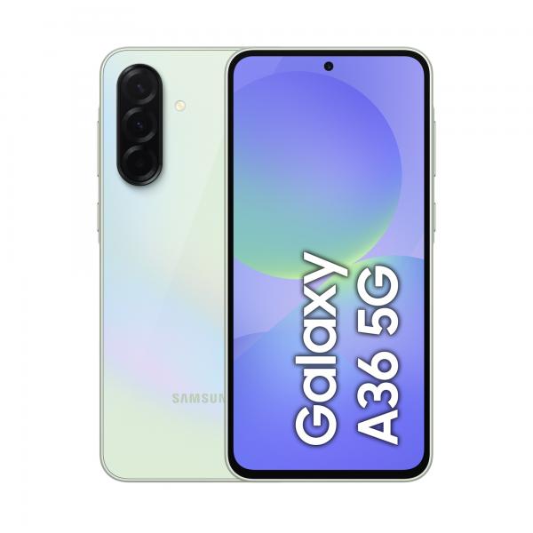 Samsung Galaxy A36 5G, Smartphone con Funzioni intelligenti, Display Super AMOLED 6.7, 6GB RAM, 128GB, Camera 50MP, Batteria 5.000 mAh, IP67, Awesome Lime [SM-A366BLGBEUE]