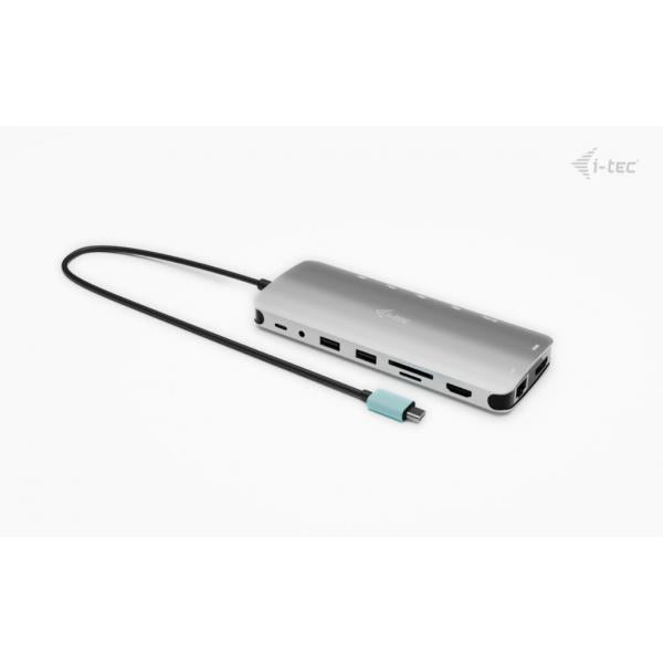 i-tec Metal USB-C Nano 3x Display Dock, 2x HDMI 1x USB-C video + Power Delivery 140W [C31NANOTRIPLEDOCKPD]