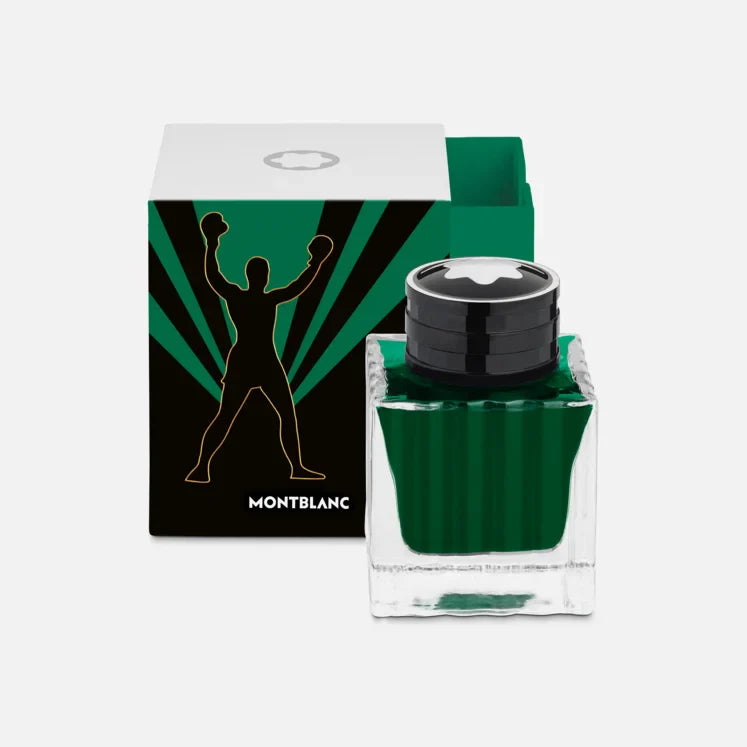 Montblanc boccetta d'inchiostro 50ml Great Characters Muhammad Ali Special Edition verde 130298