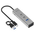 i-tec Metal Universal Charging HUB 2xUSB-C + 2x USB-A Port + Power Delivery 85W [CAHUBMETAL2A2CPD]