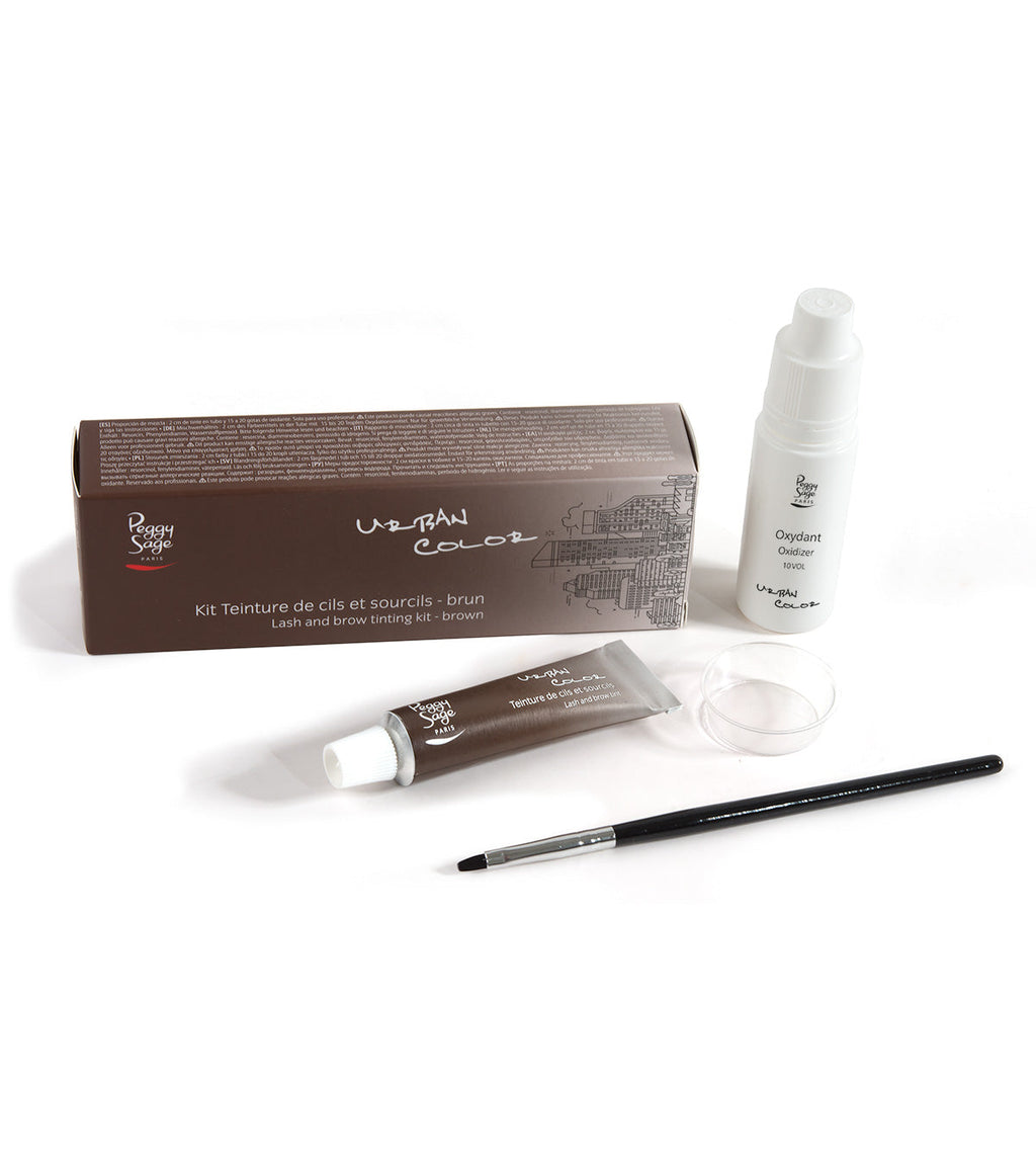 PEGGY SAGE  KIT TINTA PER LE CIGLIA E LE SOPRACCIGLIA  BRUN