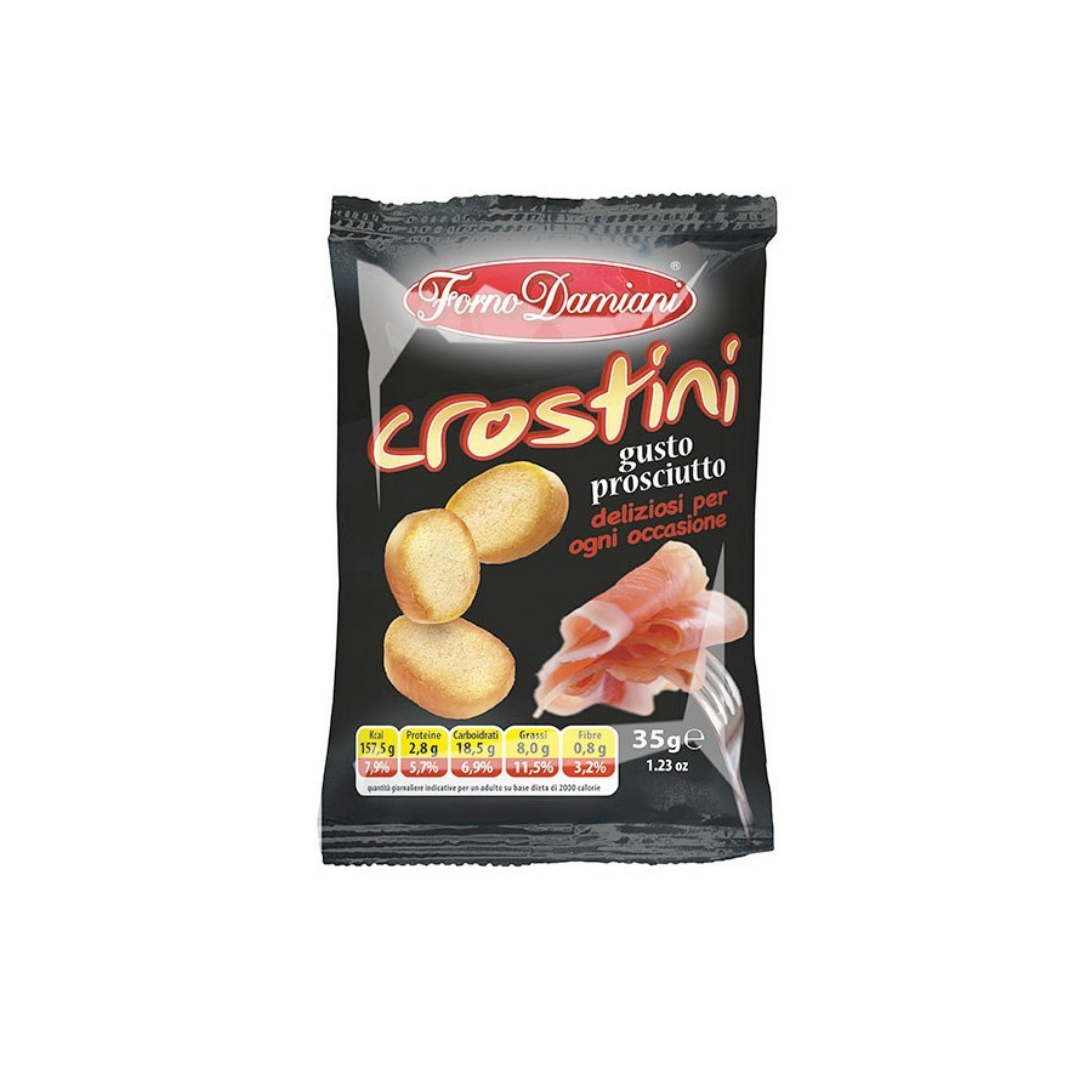 Crostini Forno Damiani da 35gr - Confezione da 50 pezzi