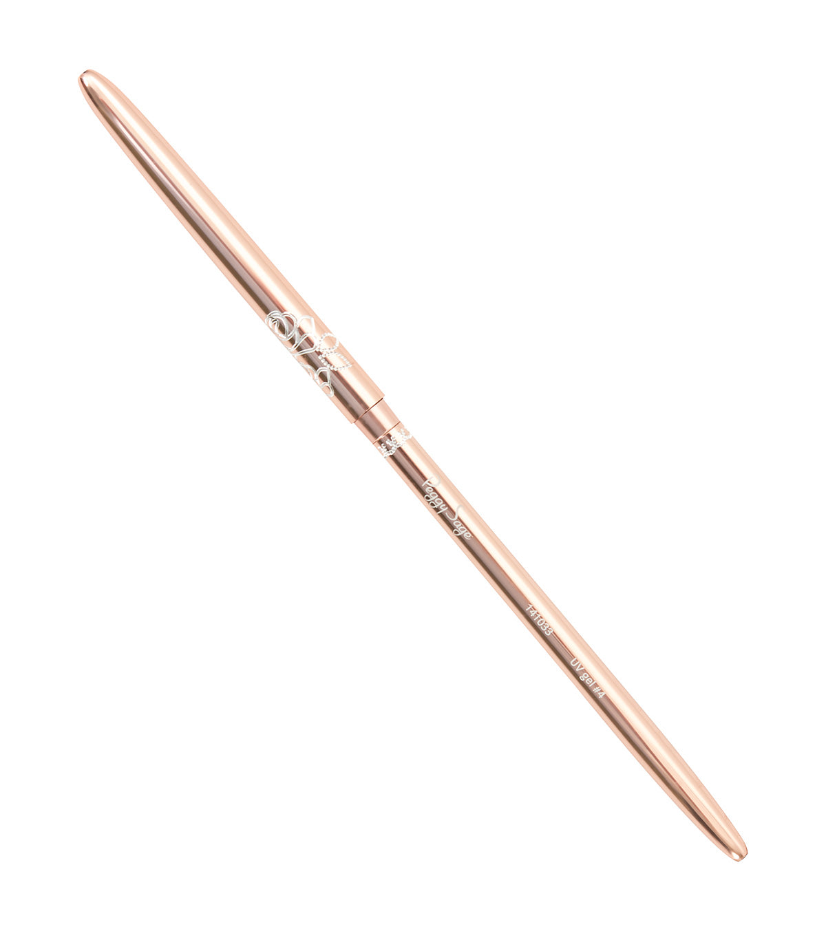PEGGY SAGE  PENNELLO PIATTO GEL UV ROSE GOLD - SINTETICO #4