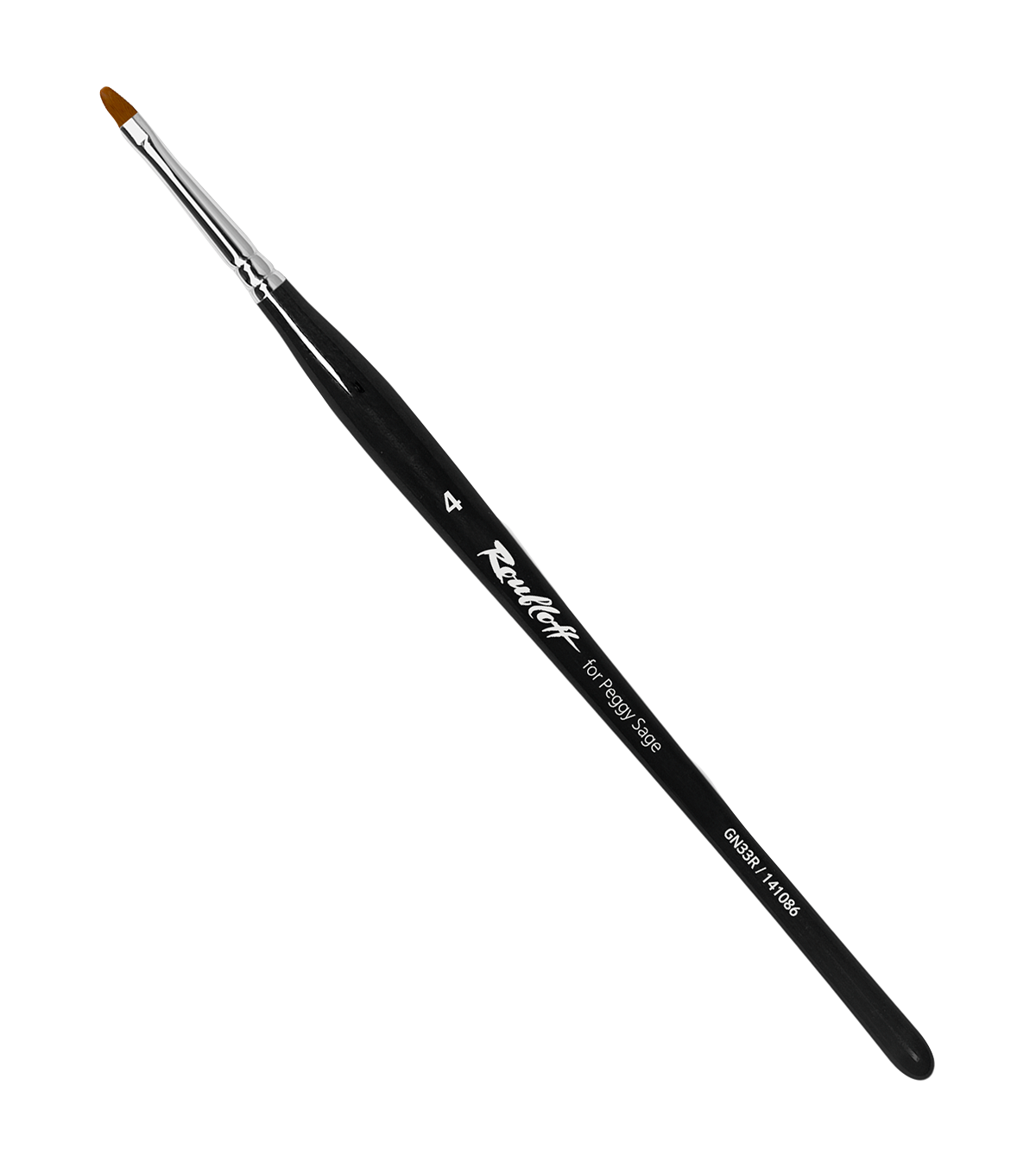 PEGGY SAGE  PENNELLO PIATTO GEL DESIGN ROUBLOFF GN33R-4 -SETOLE