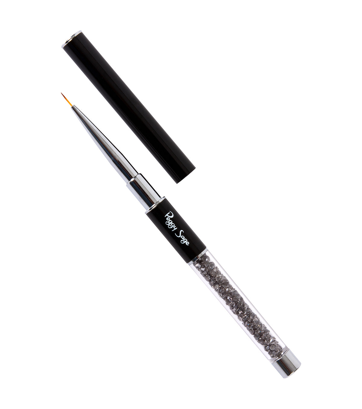 PEGGY SAGE  PENNELLO NAIL ART CRYSTAL  ULTRA FINE CORTO