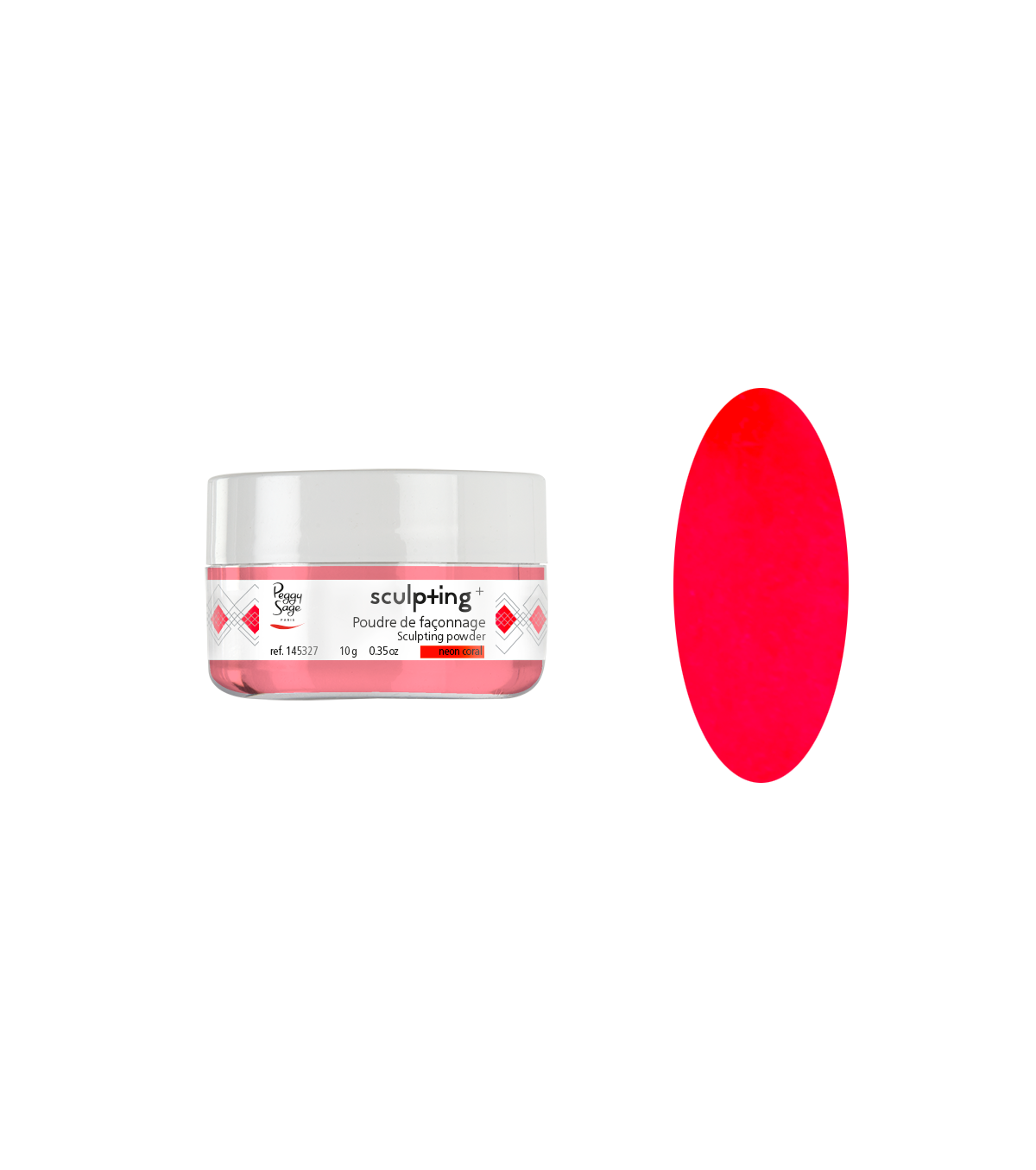 PEGGY SAGE  POLVERE DI MODELLATURA NEON CORAL -10G