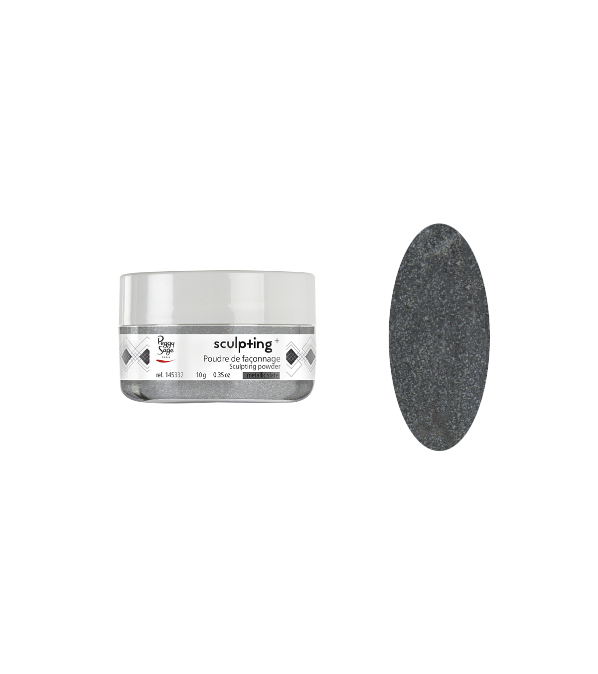 PEGGY SAGE  POLVERE DI MODELLATURA METALLIC SLATE -10G