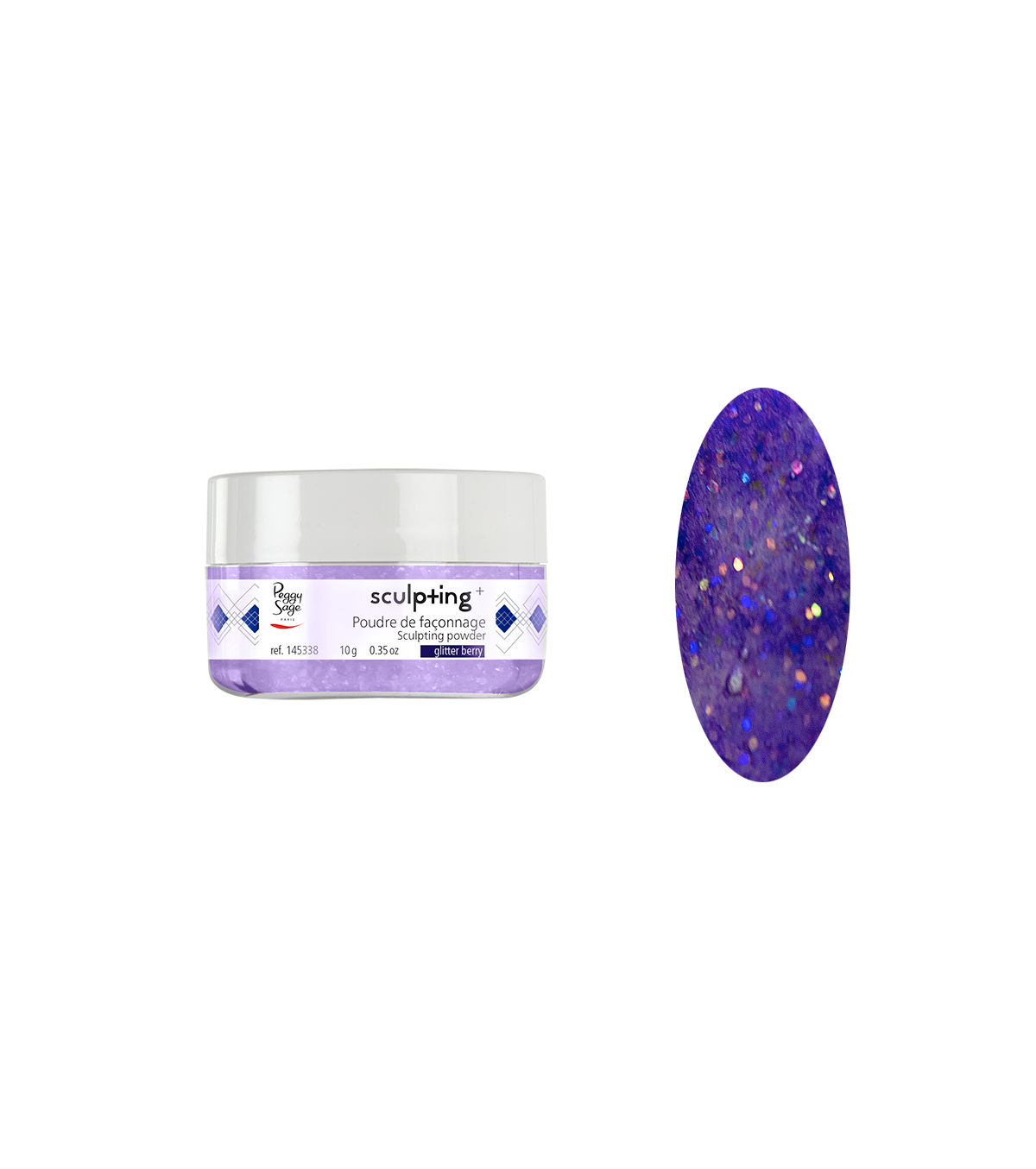 PEGGY SAGE  POLVERE DI MODELLATURA GLITTER BERRY -10G