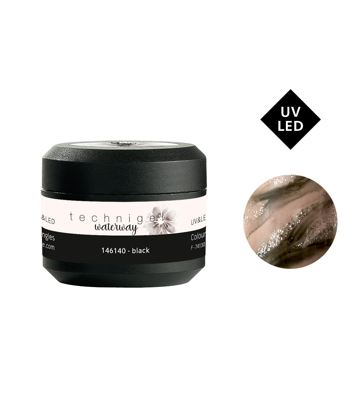 PEGGY SAGE  GEL COLORATO PER UNGHIE UV&LED WATERWAY BLACK 5G