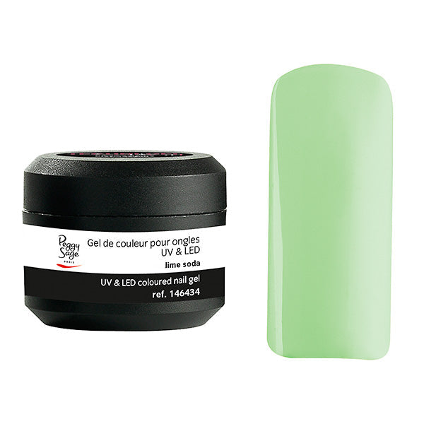 PEGGY SAGE  GEL UV&LED COLORATO PER UNGHIE LIME SODA 5G