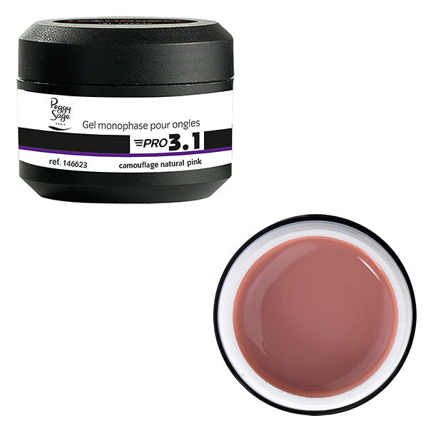 PEGGY SAGE  PRO 3,1 GELUV DI COSTRUZIONE MIMETICO NAT, PINK 15G